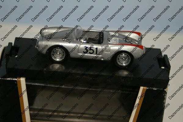 Brumm porsche 550 1500/rs mille miglia 1954 silver 1:43 diecast r195