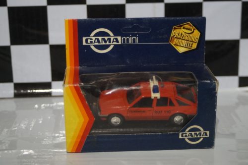 Gama opel ascona vauxhall cavalier feuerwehr 1141 in 1:43 scale