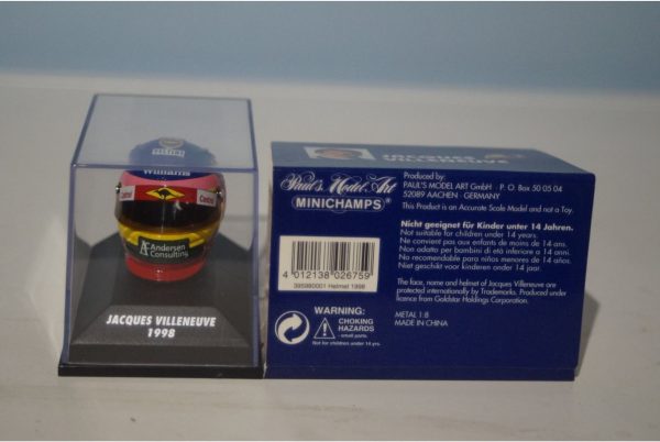 Minichamps Helmet Jaques Villeneuve 1998 395 980001