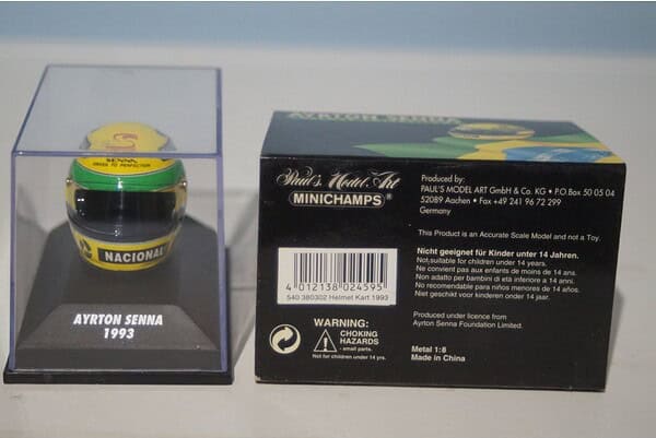 Minichamps Shoei Helmet Ayrton Senna 1993 540 380302