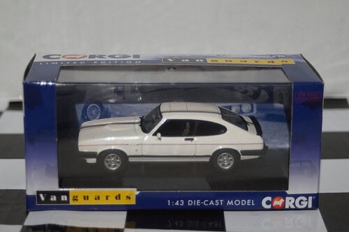 Vanguards Ford Capri Mk3 2.8i White VA10819 1:43 Scale