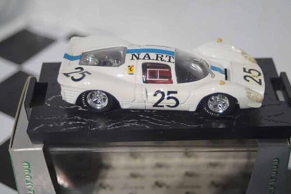 Brumm Ferrari 330 P3 1966 White Piper Attwood S013