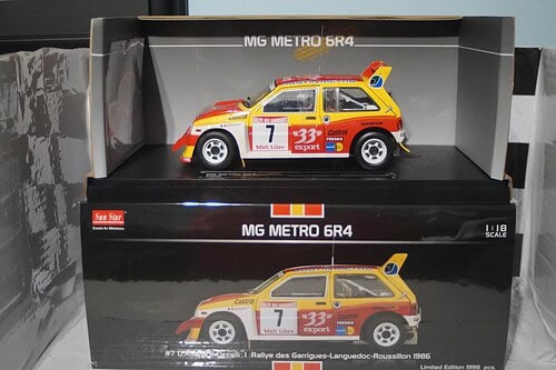 Sunstar mg metro 6r4 rallye des garrigues-languedoc-roussillon 1986 d.auriol 5532 1:18