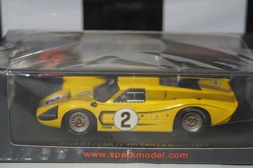 Spark ford gt40 mk4 24h le mans1967 1:43 b.mclaren resin s4542