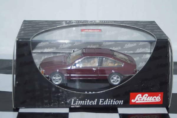 Schuco opel monza a in dark red 1:43 ref 02952