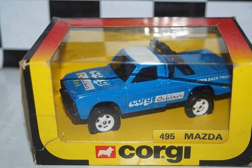 Corgi mazda (pick up) blue 1:36th ref 495
