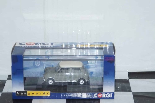 Morris minor 10000  rose taupe 60th anniversary model va05807 vanguards grey 1/43 diecast