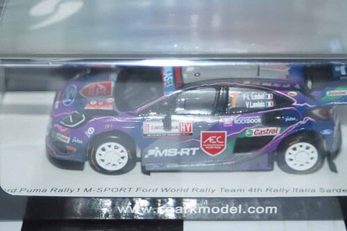 Ford puma rally italia sardegnia 2022 p.l.loubet #7 1:43 spark resin s6711