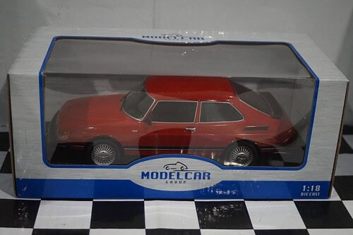 Model car group saab 900 turbo white mcg18339