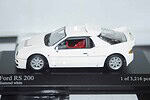 Minichamps ford rs 200 1986 in white 1/43rd 430 080200