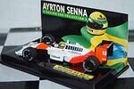 Minichamps mclaren mp 4/4 honda turbo 1988 ayrton senna collection in 1:43