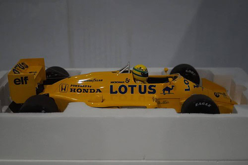 Minichamps lotus honda 99t #12 1987 ayrton senna collection in 1:18