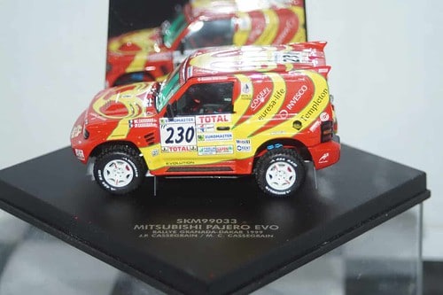 Vitesse skid mitsubishi pajero evo rally granada dakar #230 1999 j.p.cassegrain skm99033