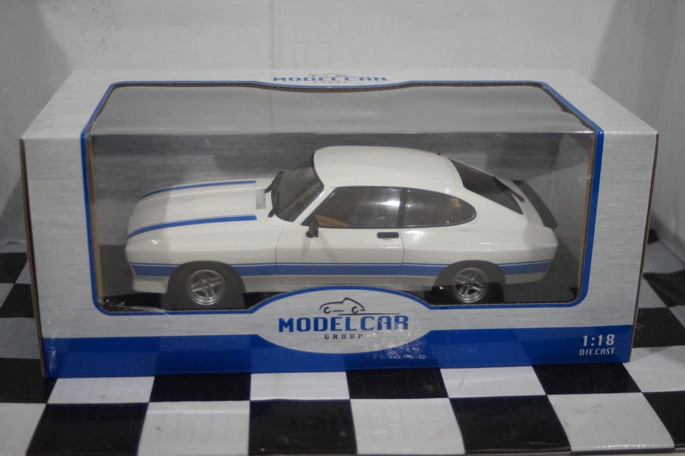 Model Car Group Ford Capri MK2 X Pack White MCG18347