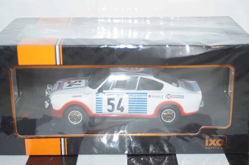 Ixo skoda 130 rs rally monte carlo #54 1977 s.kvaizar 1:24 24ral030b
