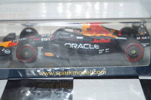 Spark oracle red bull racing rb19 #1 winner belgian gp 2023 1:43 resin s8916