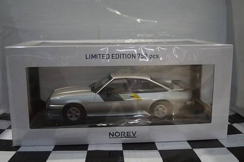 Norev opel manta i240 silver 1985  1:18 scale 183301 ltd