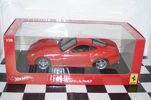 Hotwheels ferrari 599 gtb fiorano red 1:18th p4398