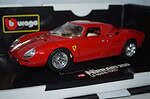 Burago ferrari 250 lemans 1965 red 1:18 scale ref 3033