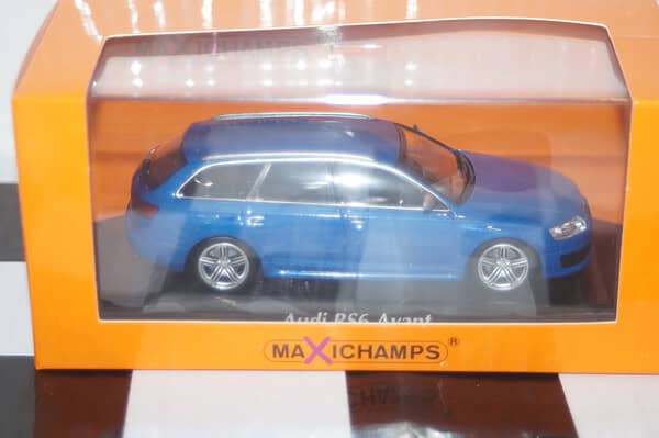 Maxichamps audi rs6 avant blue matallic 2007 minichamps 1:43 940 017211