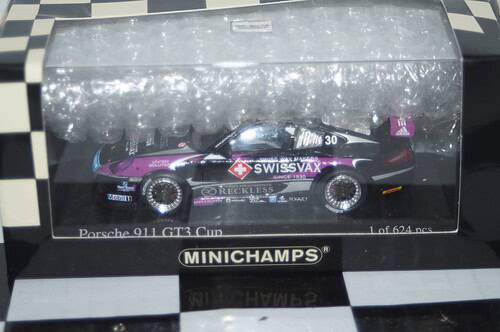 Minichamps porsche 911 gt3 rs alms petit lm 2003 #89,400 036989,1:43