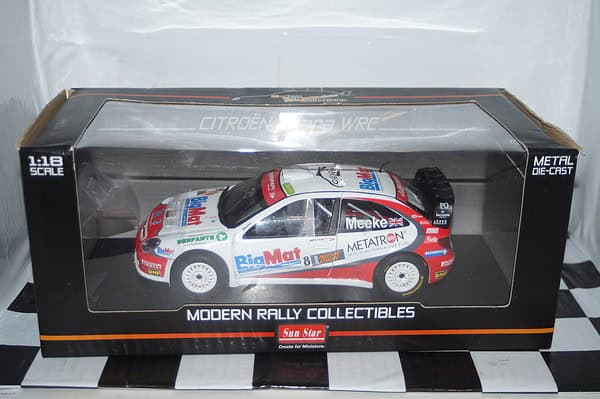 Sunstar citroen xsara wrc bologna motor show 2008 meeke ref 4472 1:18