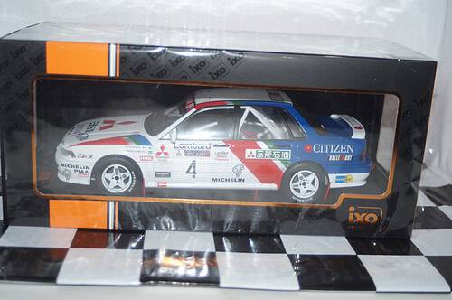 Ixo mitsubishi galant vr-4 rac rally 1990 a.vatanen #4 1:18 18rmc192b
